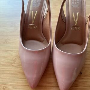 Blush Pink Slingback Heels